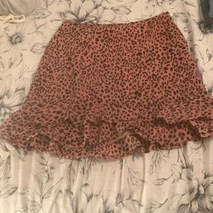 Cheetah Print Skirt